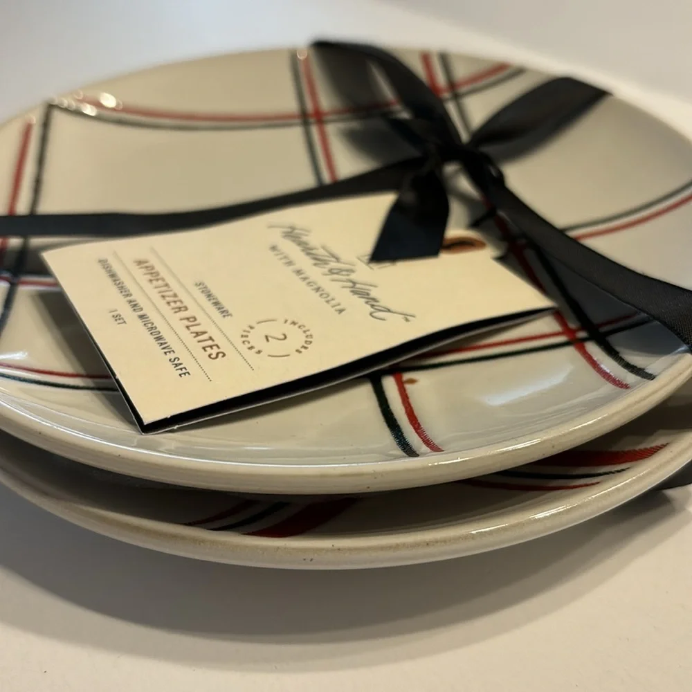 Hearth & Hand Stoneware Appetizer Plates Set of 2